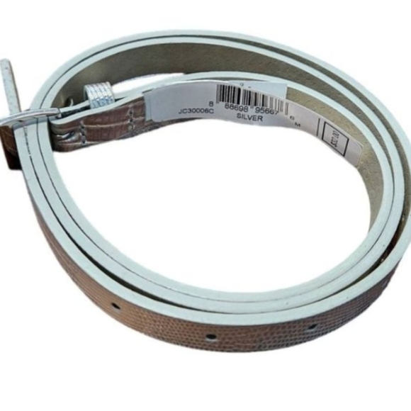 Juicy Couture Silver Belt Women's Size Medium NWT - Picture 2 of 11